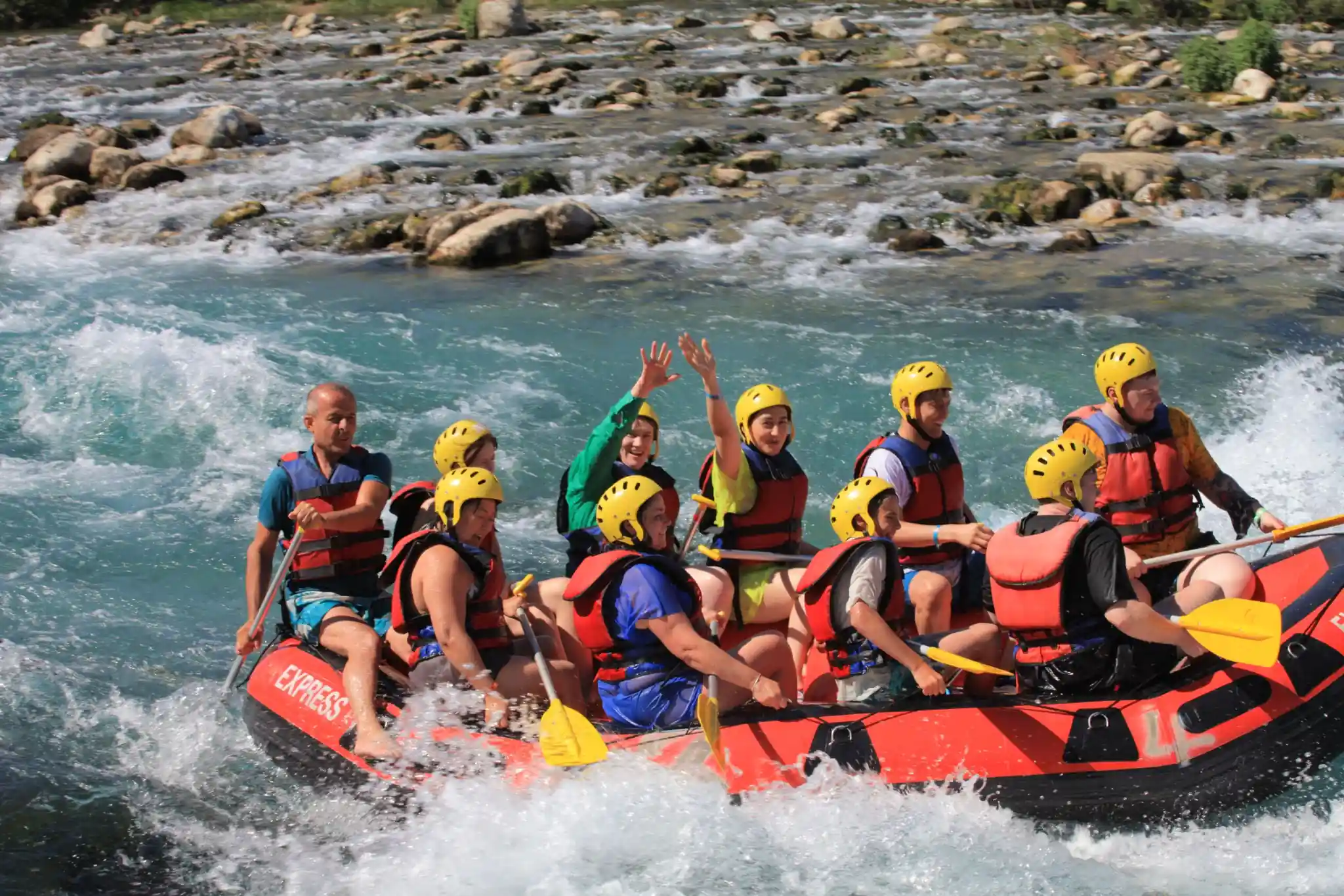 Rafting activity
